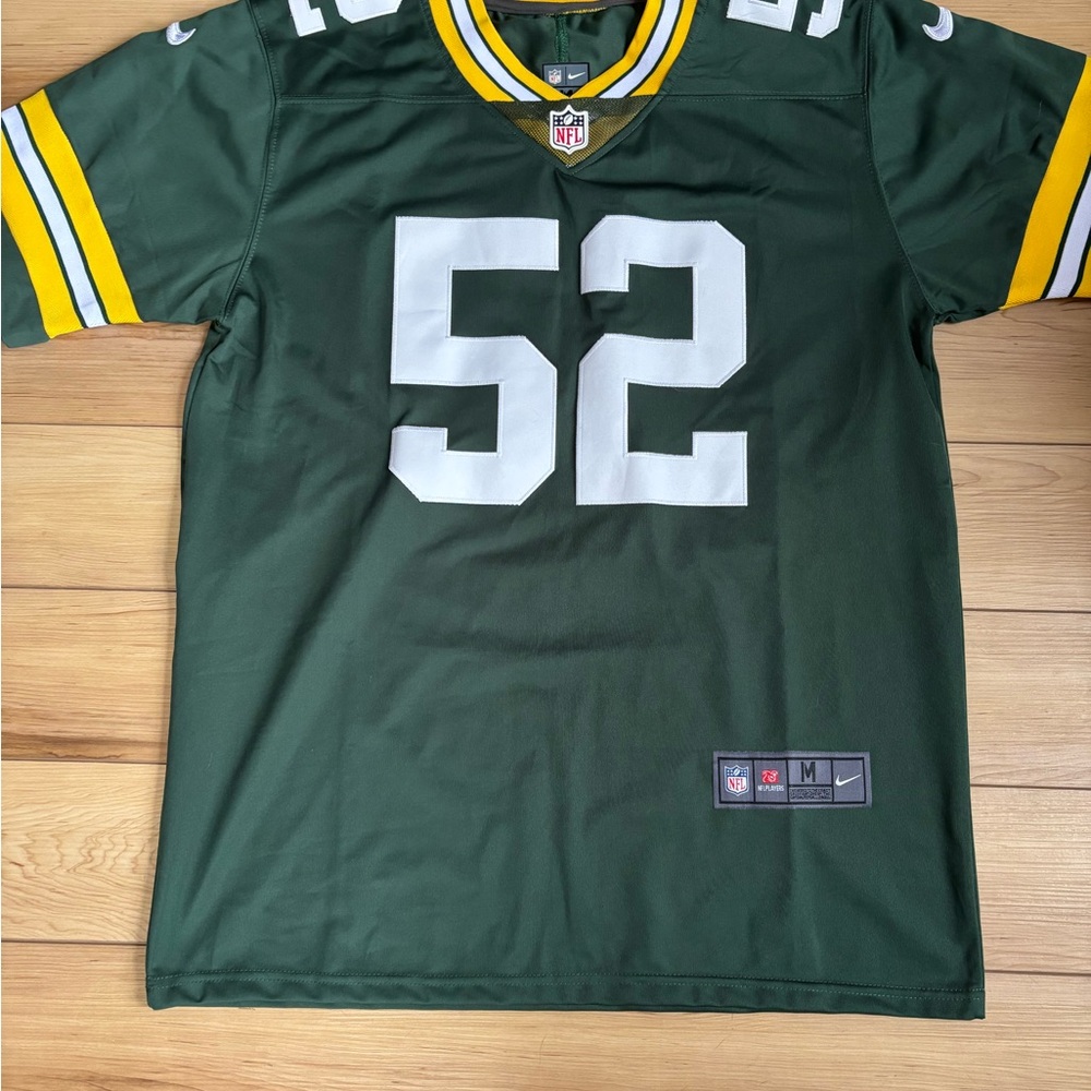 NFL Nike Green Bay Packers Jersey with Yellow and White Trim